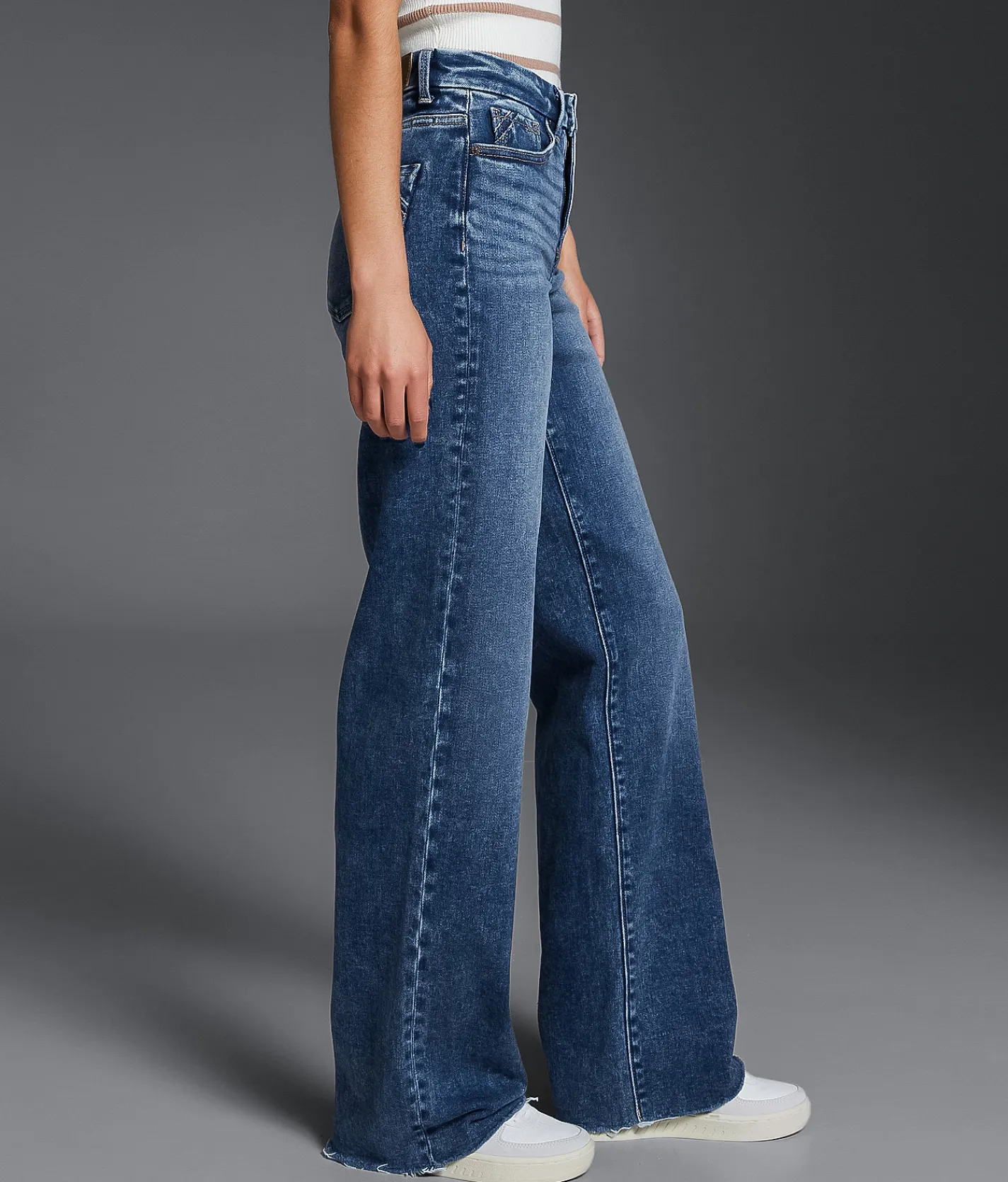 Buckle Black Fit No. 35 Wide Leg Stretch Jean Gammon 4 Online