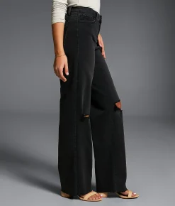 Buckle Black Fit No. 53 Wide Leg Stretch Jean Flemings New