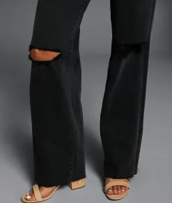 Buckle Black Fit No. 53 Wide Leg Stretch Jean Flemings New