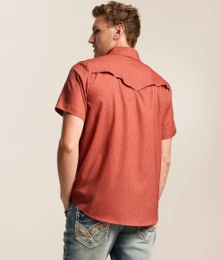 Ariat Fitted VenTEK Western Shirt Chili Oil New
