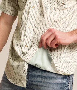 Tops | Ariat Fitted VenTEK Western Shirt Sea Pearl