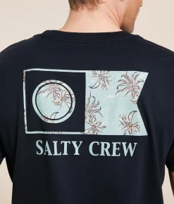 Tops|Graphic T-Shirts | Salty Crew Flagship Fill T-Shirt Bone