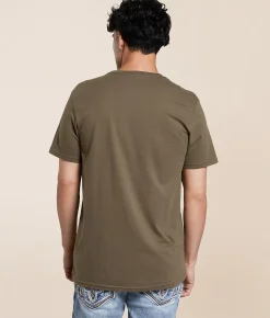 Tops|Graphic T-Shirts | Fox Flag T-Shirt Military