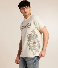 Graphic T-Shirts | Affliction Flame & Fable T-Shirt Lunar Rock