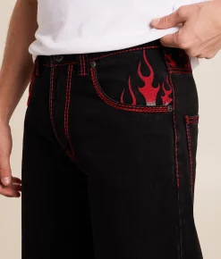 Bottoms|Jeans | Affliction Flameful Faith Extra Wide Leg Jean Black Denim