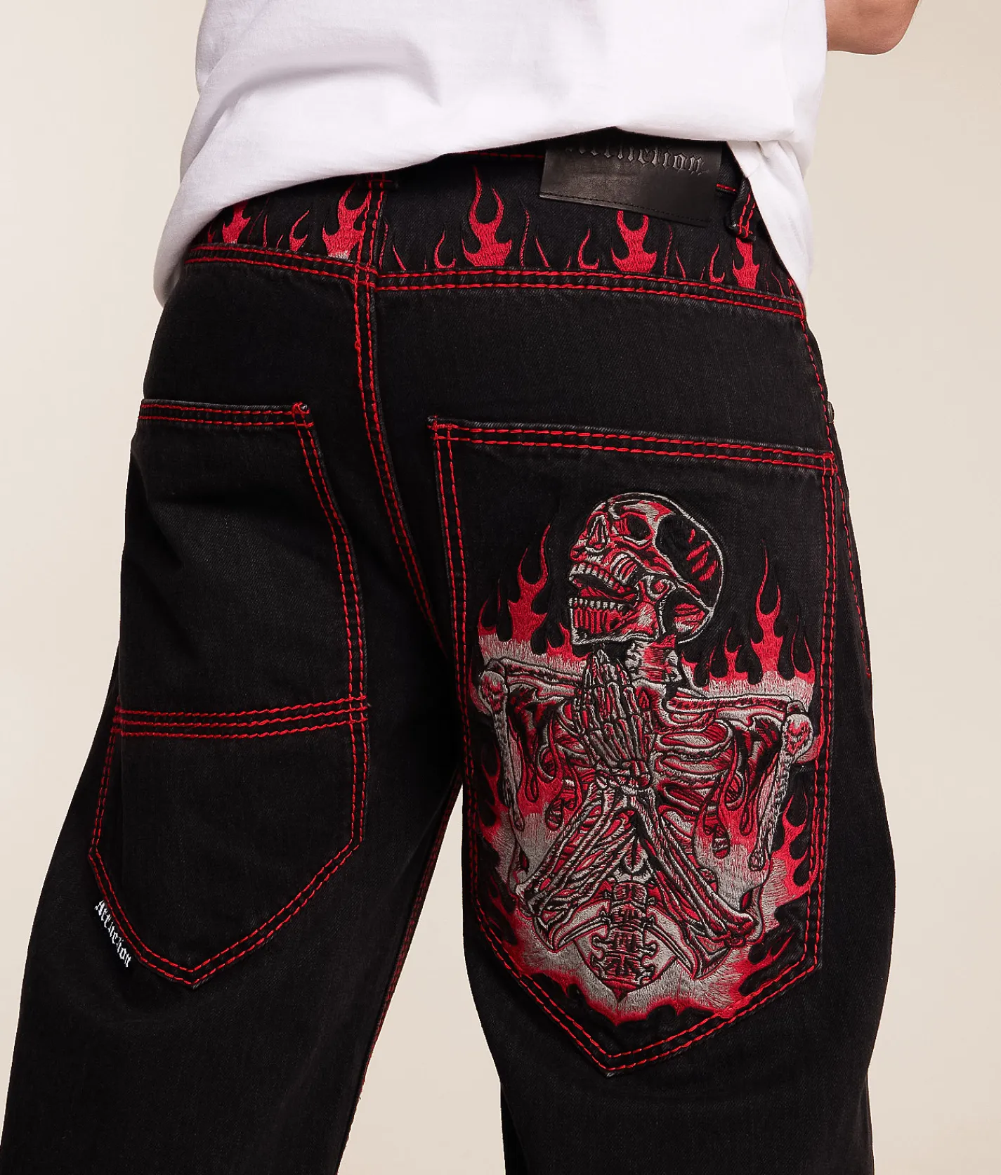 Bottoms|Jeans | Affliction Flameful Faith Extra Wide Leg Jean Black Denim