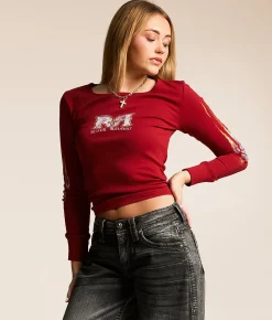 Rock Revival Flame T-Shirt Red Online