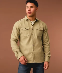 Tops | Outpost Makers Flannel Athletic Shirt Green