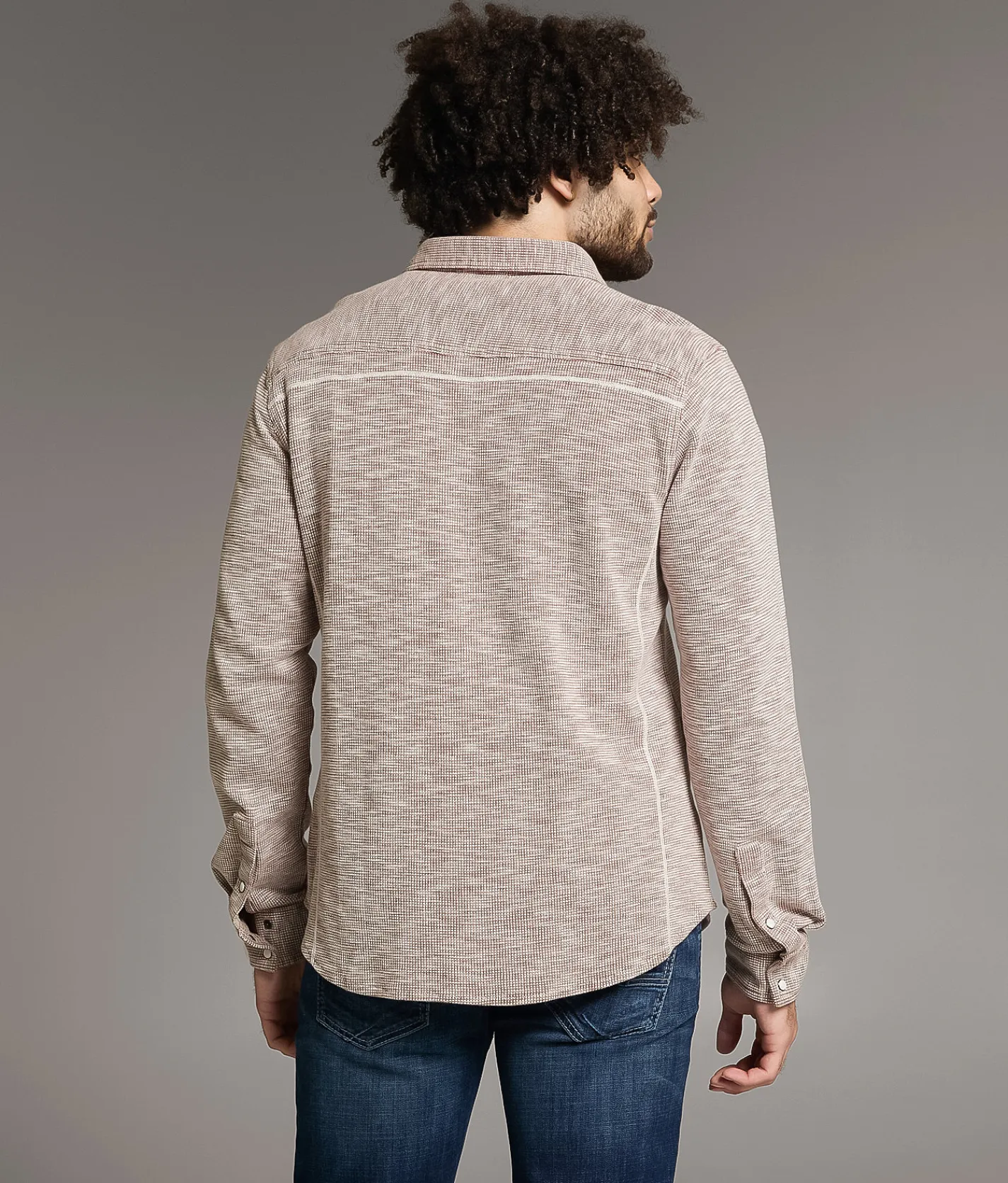 BKE Flannel Athletic Shirt Brown Out Outlet