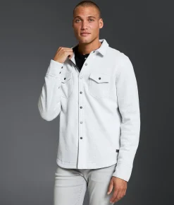 Tops | Outpost Makers Flannel Athletic Shirt Grey