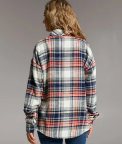 Tops | BKE Flannel Boyfriend Shirt Multi