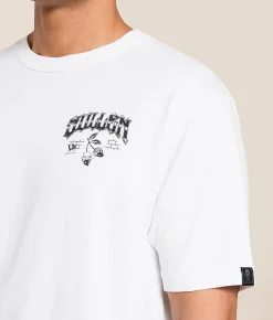 Sullen Flash Chain T-Shirt White Discount