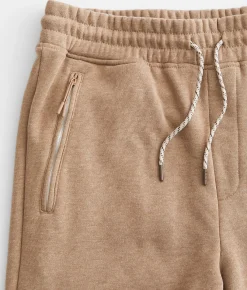 Bottoms|Activewear | Departwest Fleece Jogger Chocolate Brown