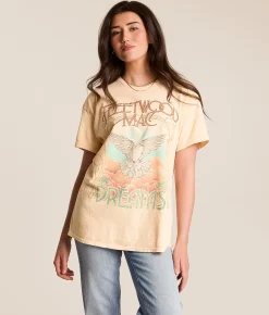 Tops | Merch Traffic Fleetwood Mac Rumors Band T-Shirt Natural