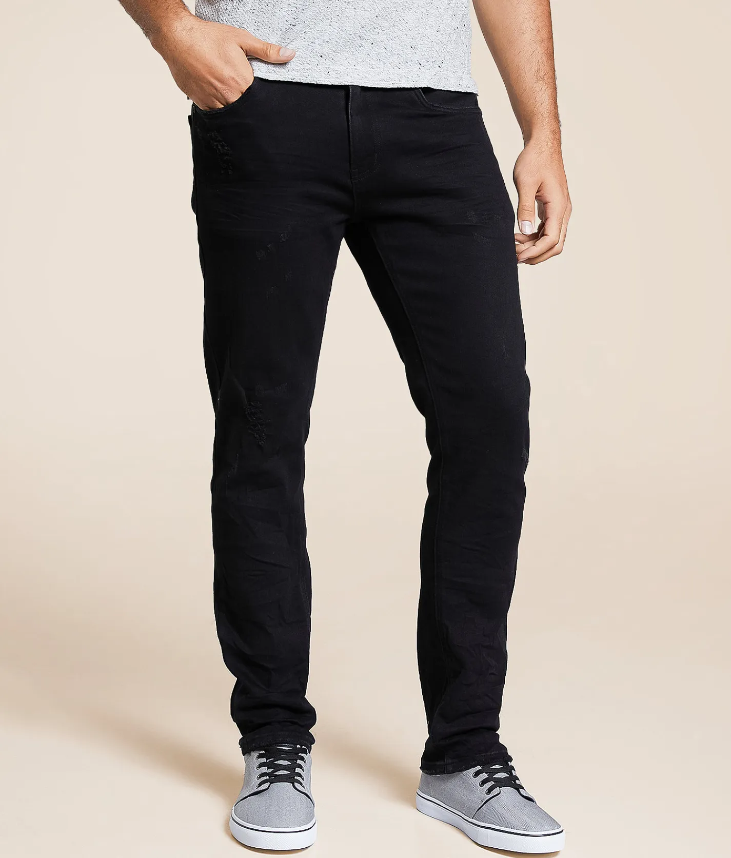 Bottoms|Jeans | Waimea Flex Skinny Stretch Jean Grey Bleach