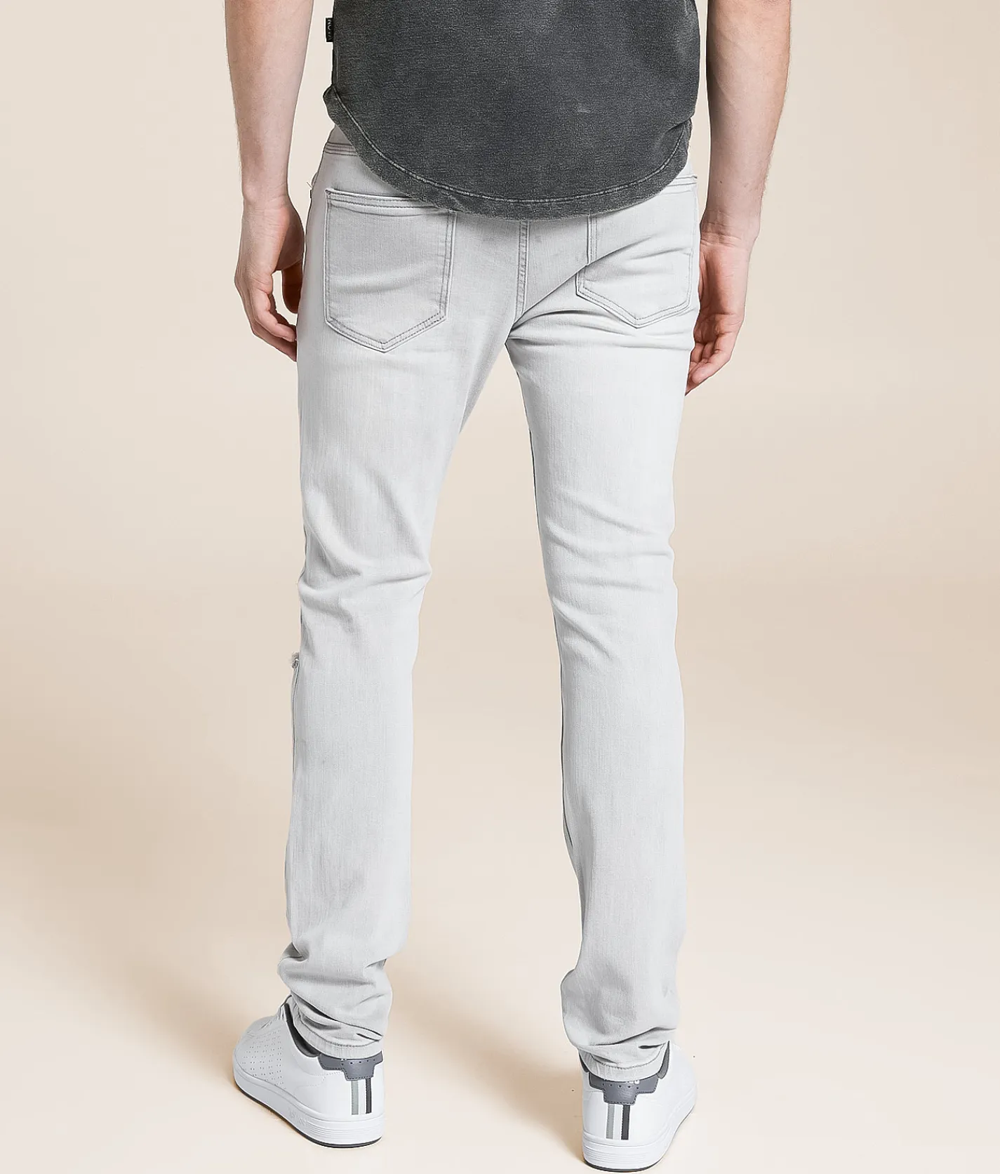 Waimea Flex Skinny Stretch Jean Grey Bleach Hot