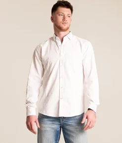 Eight X Flocked Shirt White Best