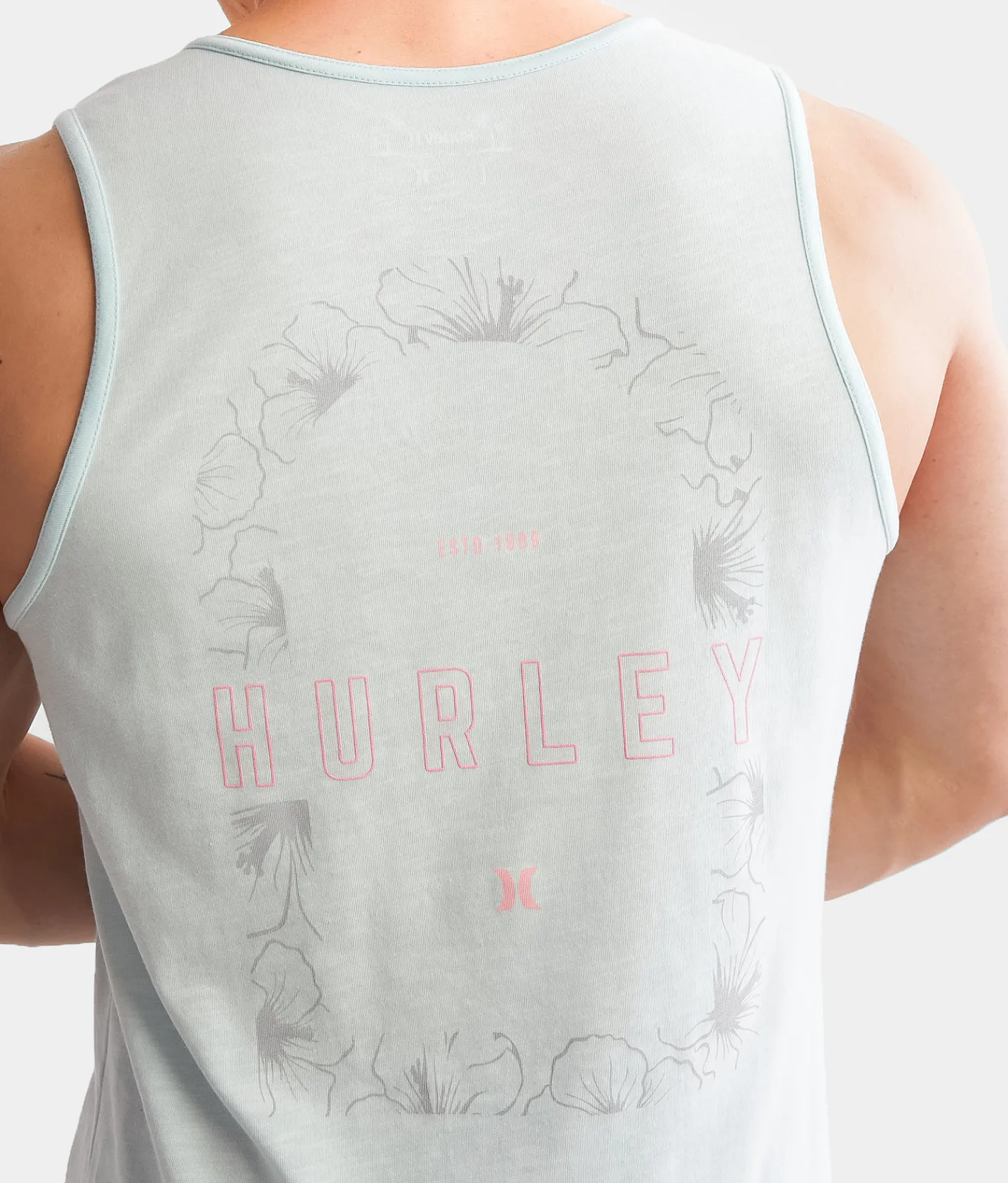 Activewear | Hurley Floral Arch Tank Top Spun Sugar