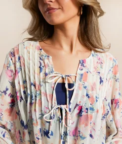 Tops | Daytrip Floral Chiffon Top Multi
