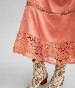 Dresses | Gimmicks Floral Jacquard Maxi Dress Coral