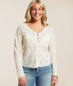 Willow & Root Floral Lace Top Cream Online