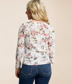 Willow & Root Floral Mesh Top Assorted Discount