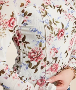 Willow & Root Floral Mesh Top Assorted Discount