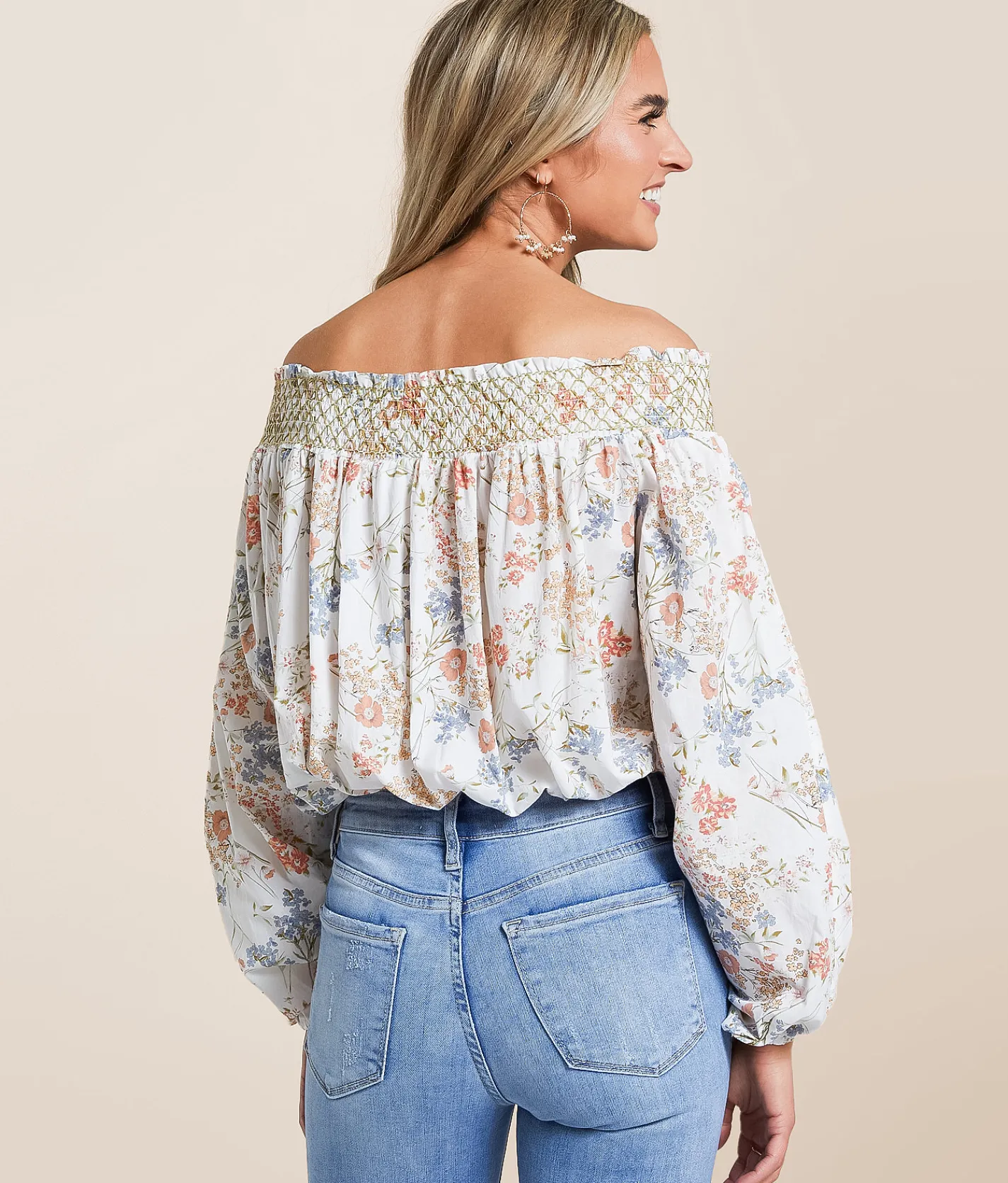 Willow & Root Floral Off The Shoulder Top Assorted