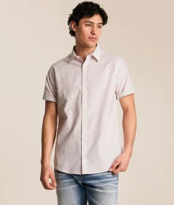 Tops | Departwest Floral Standard Shirt White Light Pink