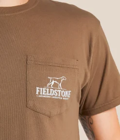 Tops|Graphic T-Shirts | Fieldstone Flush T-Shirt Rain Drum