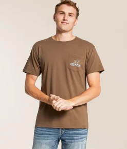 Tops|Graphic T-Shirts | Fieldstone Flush T-Shirt Rain Drum