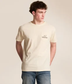 Fieldstone Flyfishing Retriever T-Shirt Ivory Outlet