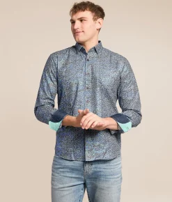 Eight X Foiled Shirt Multi Sale