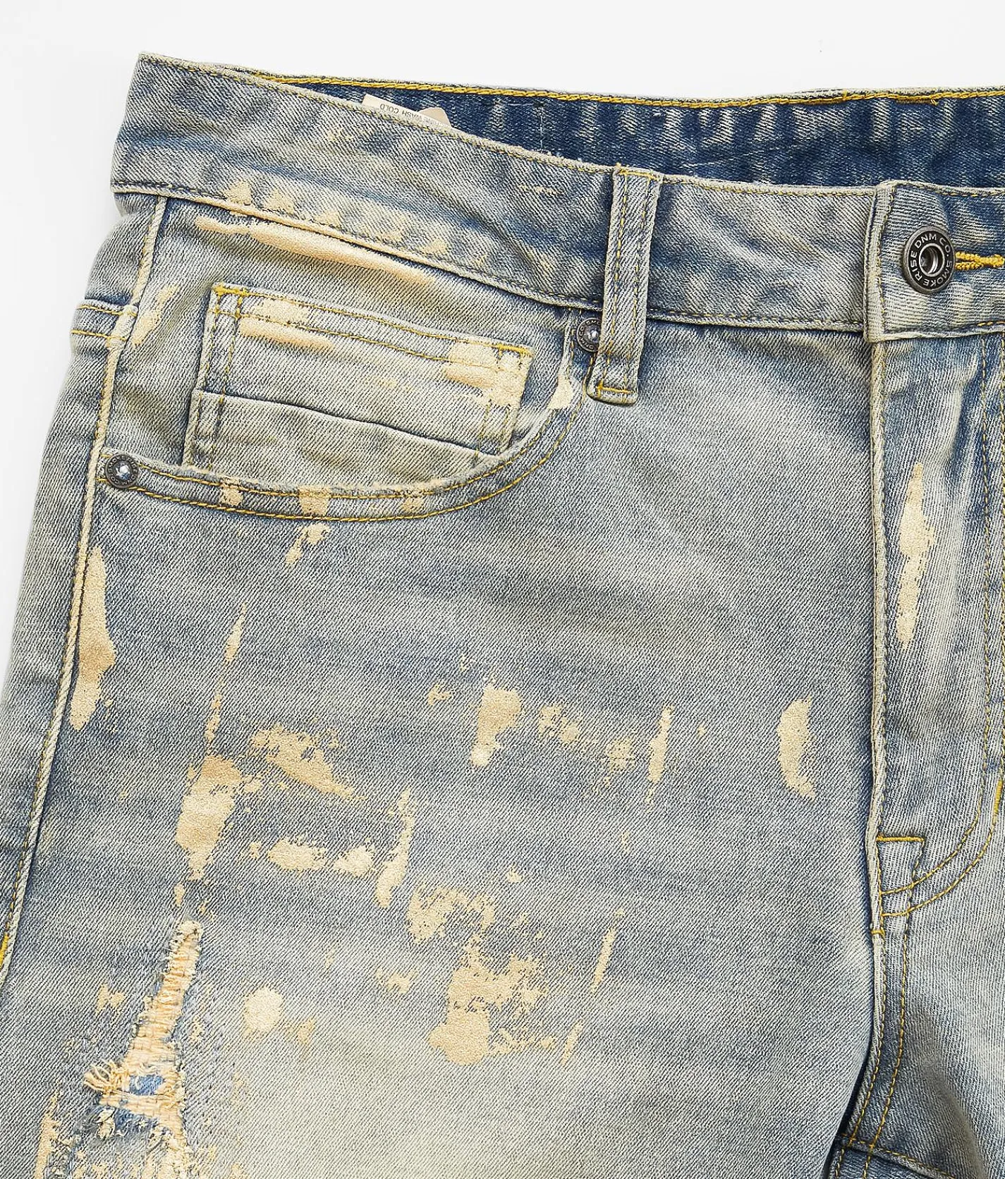 Sale Jeans|Bottoms | Smoke Rise® Foiled Taper Stretch Jean Industrial Blue