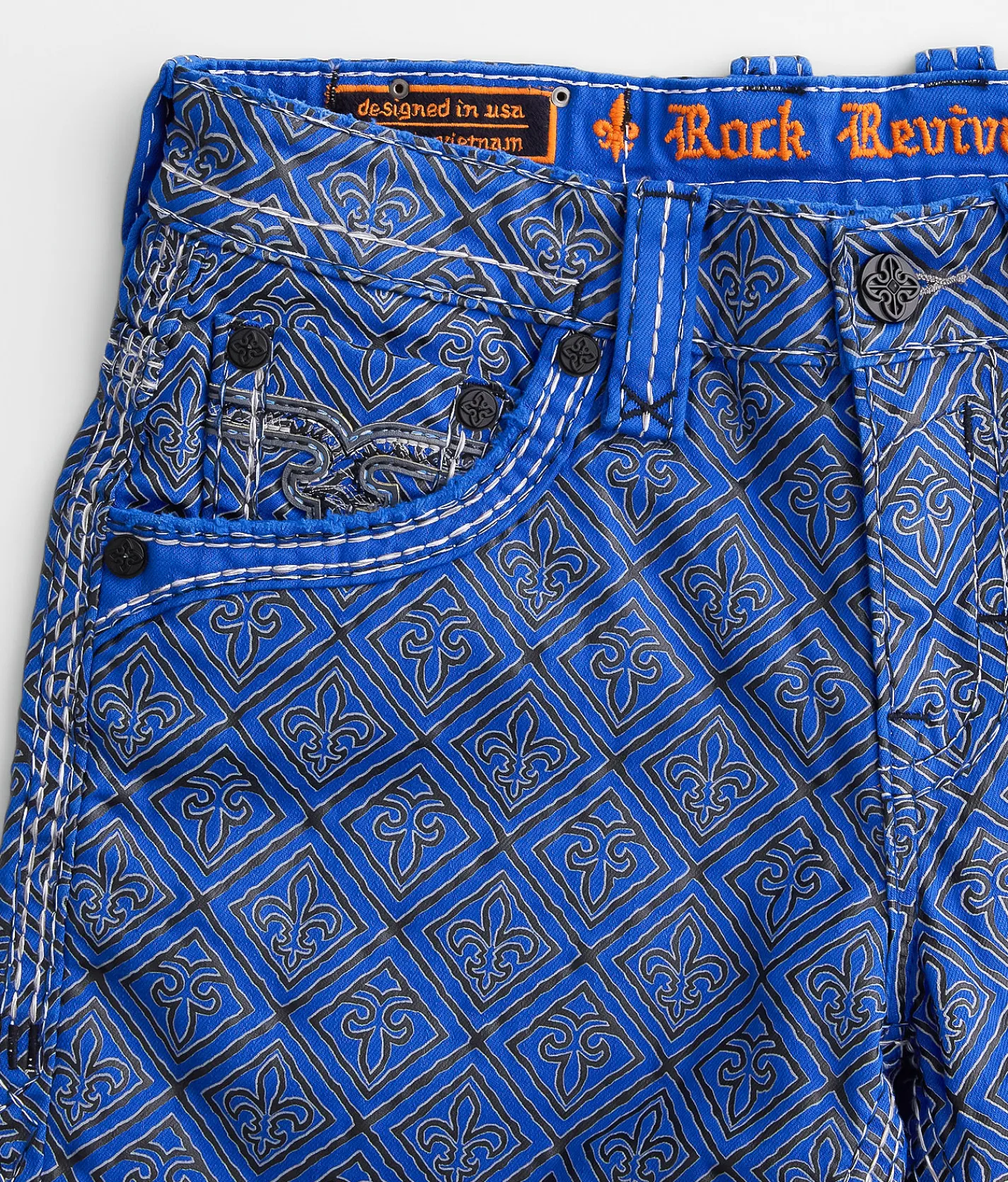 Bottoms|Shorts | Rock Revival Foliage 12" Stretch Short Foliage H209