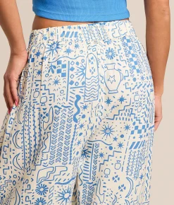 Bottoms | Billabong Follow Me Wide Leg Pant White Cap