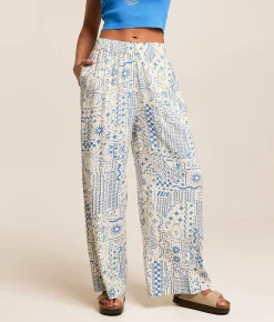 Bottoms | Billabong Follow Me Wide Leg Pant White Cap