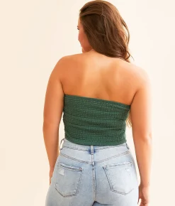 DH Apparel Football Championship Tube Top Heather Green Outlet