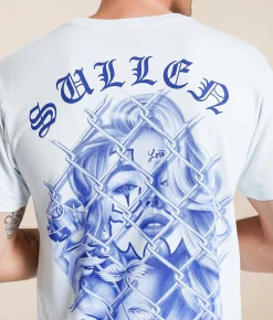 Sullen Forbidden Love T-Shirt Illusion Blue Discount