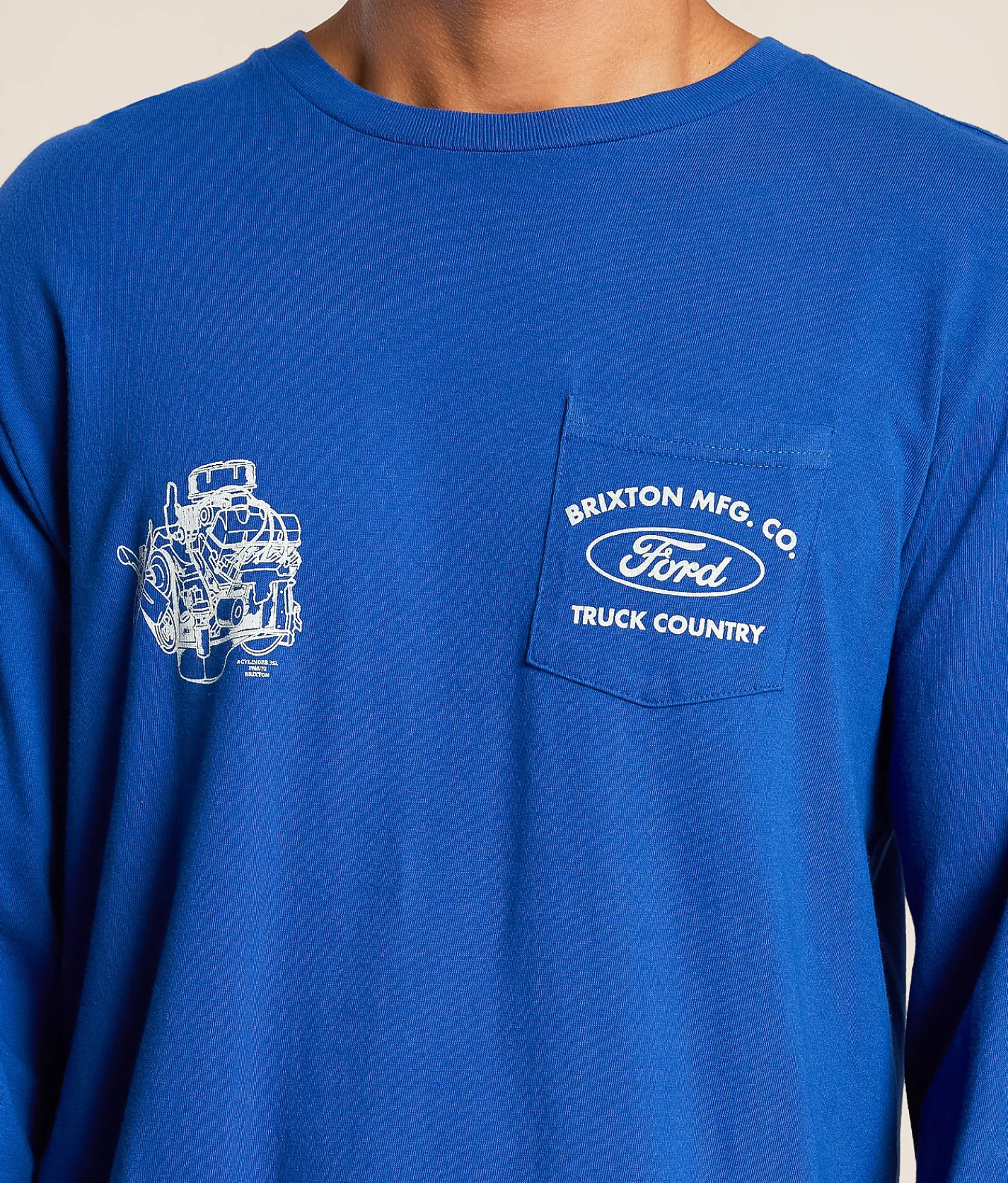 Graphic T-Shirts | Brixton Ford Truck Country T-Shirt Ford Blue