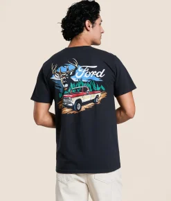 JEDCo Ford Trucks & Bucks T-Shirt Black Clearance