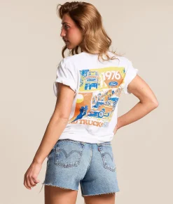 Junkfood 1976 Ford Trucks T-Shirt White Sale