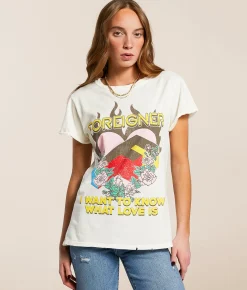 Tops | Odd People Foreigner Band T-Shirt Pearl