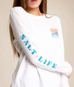 Tops | Salt Life Forever Coastal 2.0 T-Shirt White