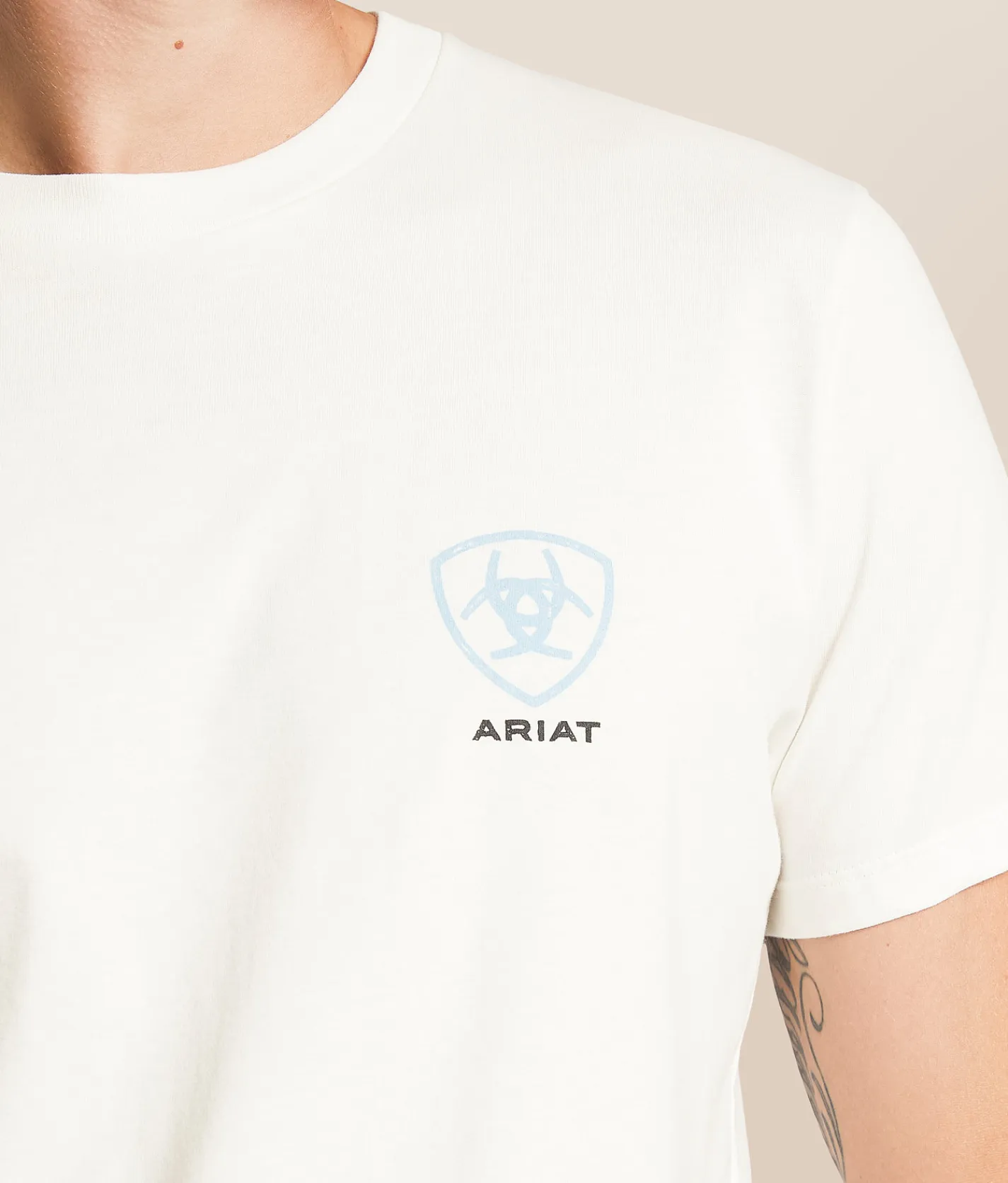 Ariat Forged Freedom Shield T-Shirt Antique White