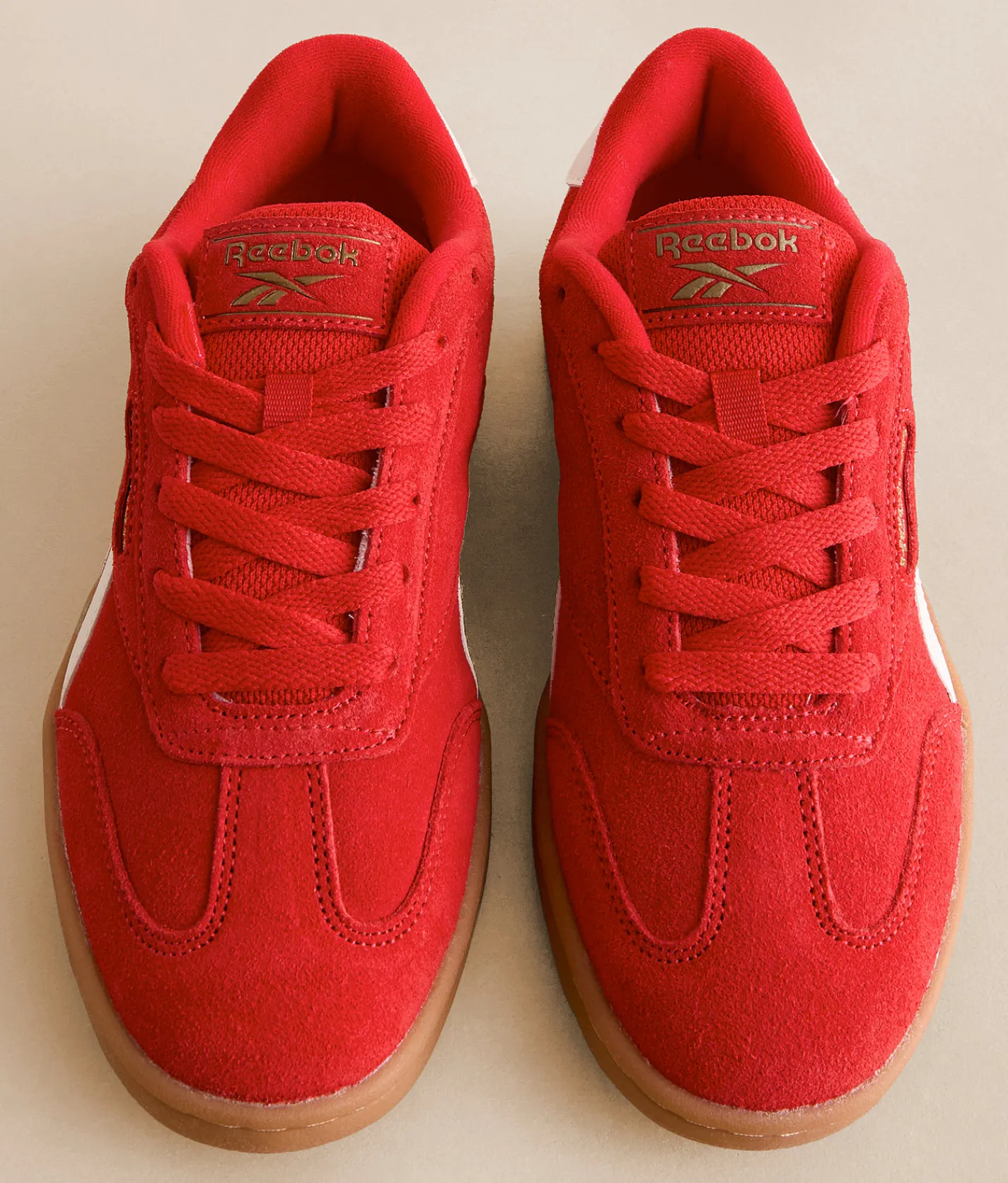 Shoes|Activewear | Reebok® Forte Lounge Leather Sneaker Red White Gum