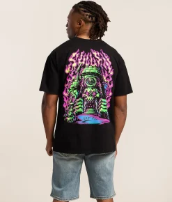 Tops|Graphic T-Shirts | Sullen Fortress T-Shirt Jet Black