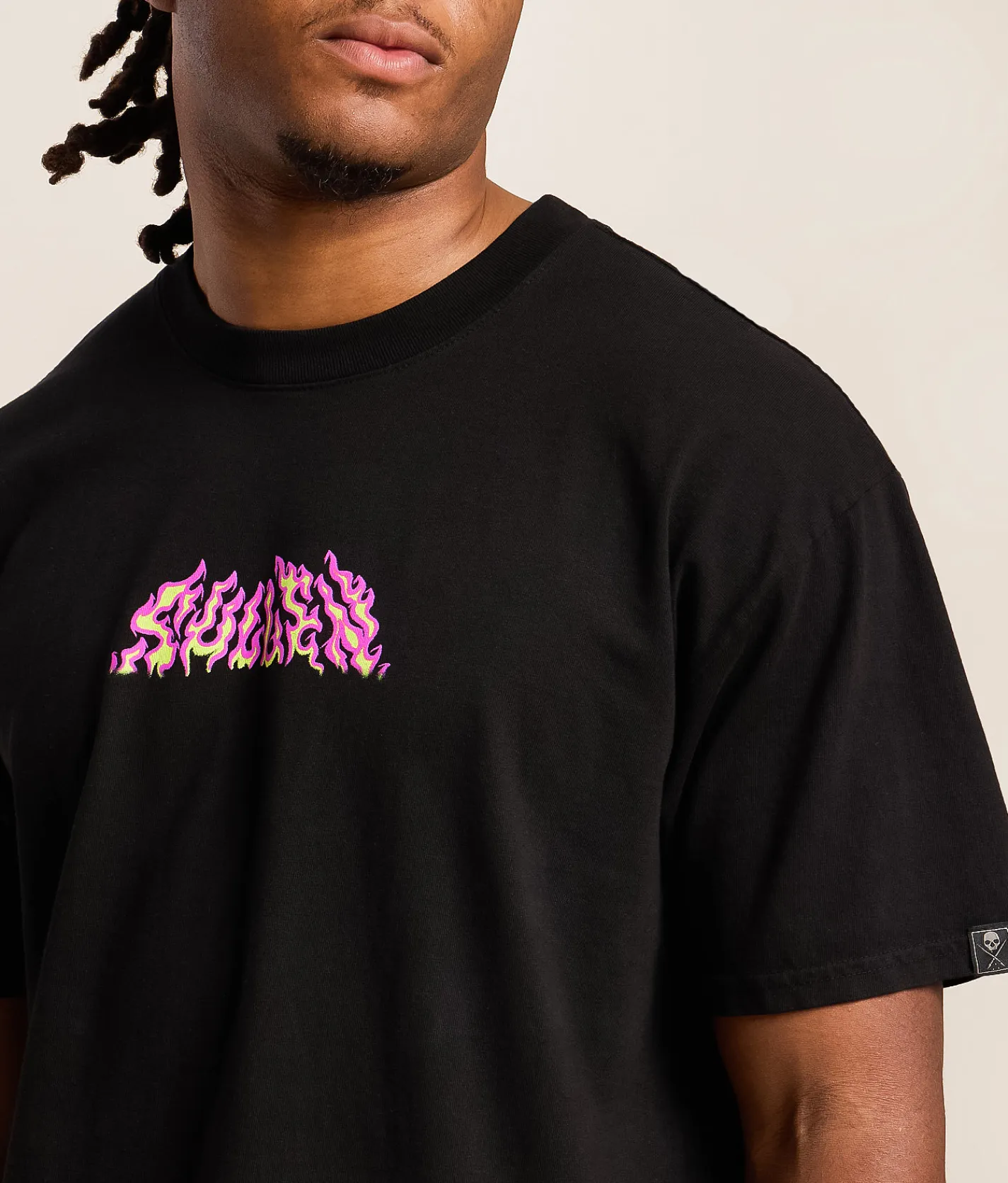 Tops|Graphic T-Shirts | Sullen Fortress T-Shirt Jet Black