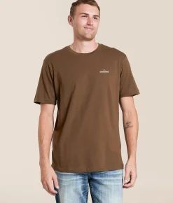 Tops|Graphic T-Shirts | RVCA Forward T-Shirt Bombay Brown