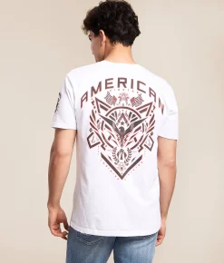 Graphic T-Shirts | American Fighter Fountain Lake T-Shirt White